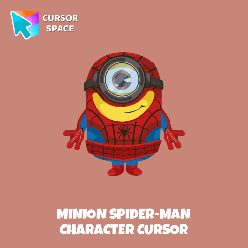 Minion Spider-Man Character cursor arrow cursor